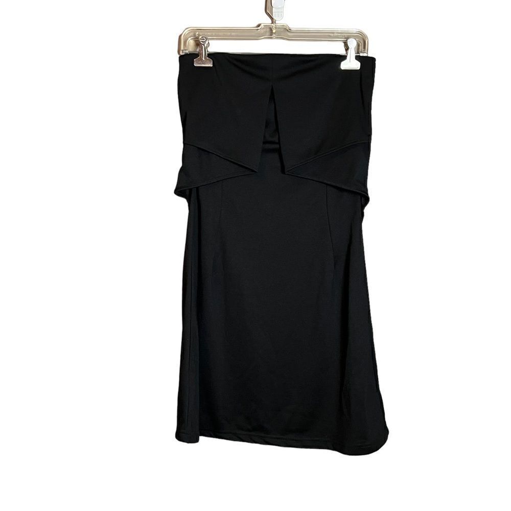 NWT! V fish black strapless mini dress